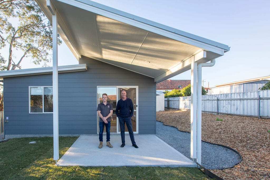 Check out Paul’s Charlestown granny flat rental property – the latest money maker on his block of land!