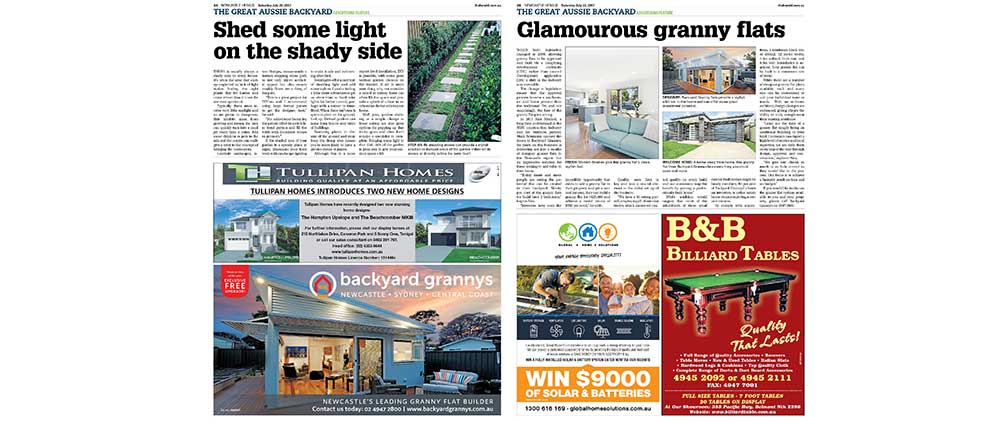 Backyard Grannys feature in the Newcastle Herald again