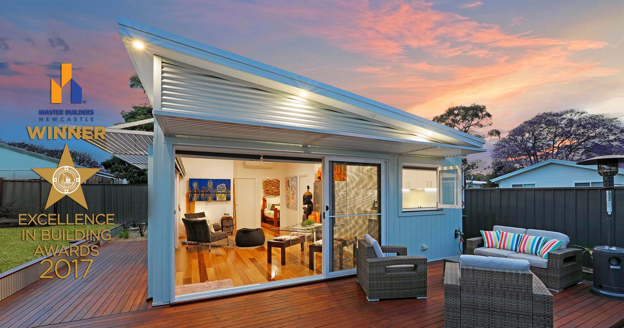 Backyard Grannys win Granny Flat of the Year award!