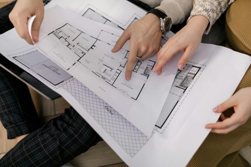 An image of floorplans