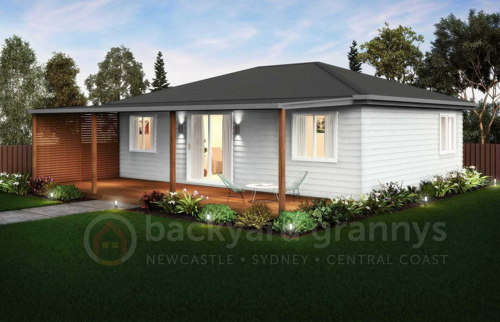 Clever 2-Bedroom Granny Flat Design